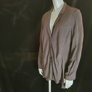 Eileen Fisher Brown Casual Blazer (XS)